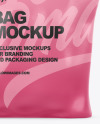 Plastic Bag Mockup - Front View