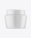 Matte Cosmetic Jar Mockup