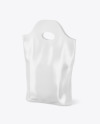 Plastic Bag Mockup - Half Side View