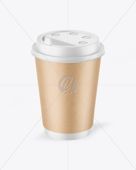 Kraft Coffee Cup Mockup