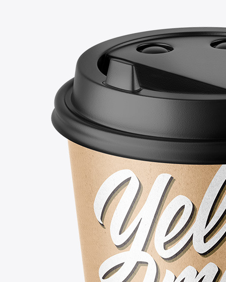 Kraft Coffee Cup Mockup Kraft Coffee Cup Mockup