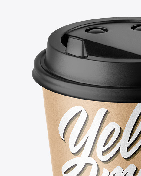 Kraft Coffee Cup Mockup