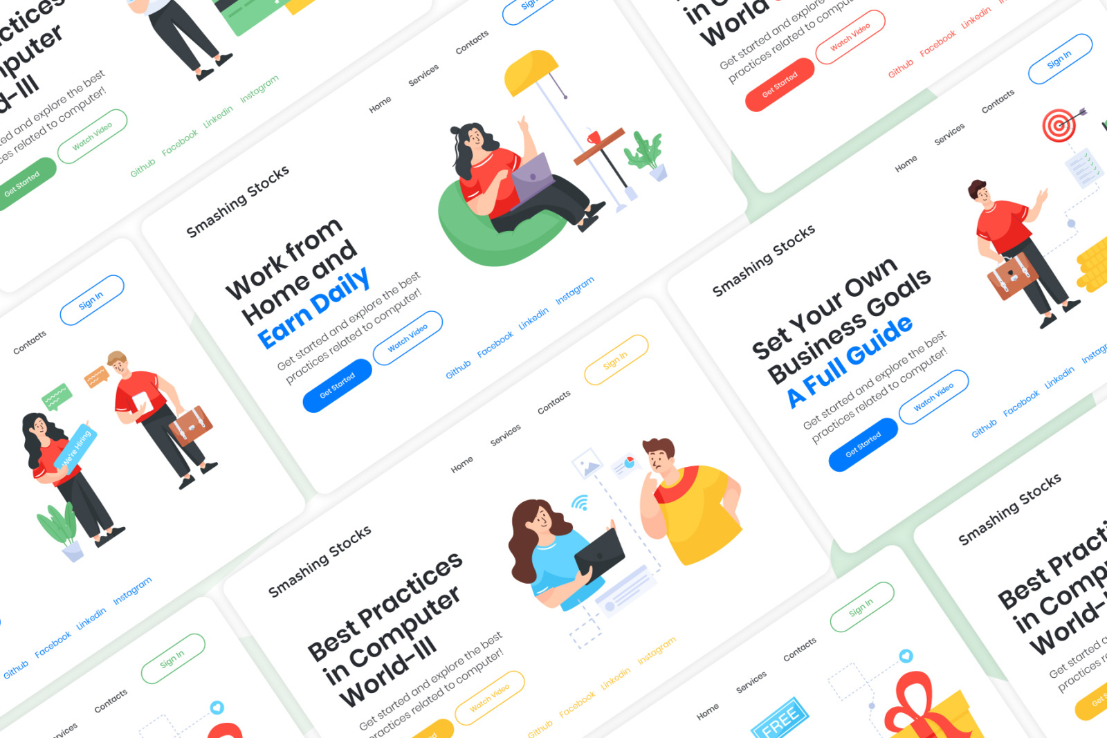 350+ Illustrations Pack 350+ Illustrations Pack