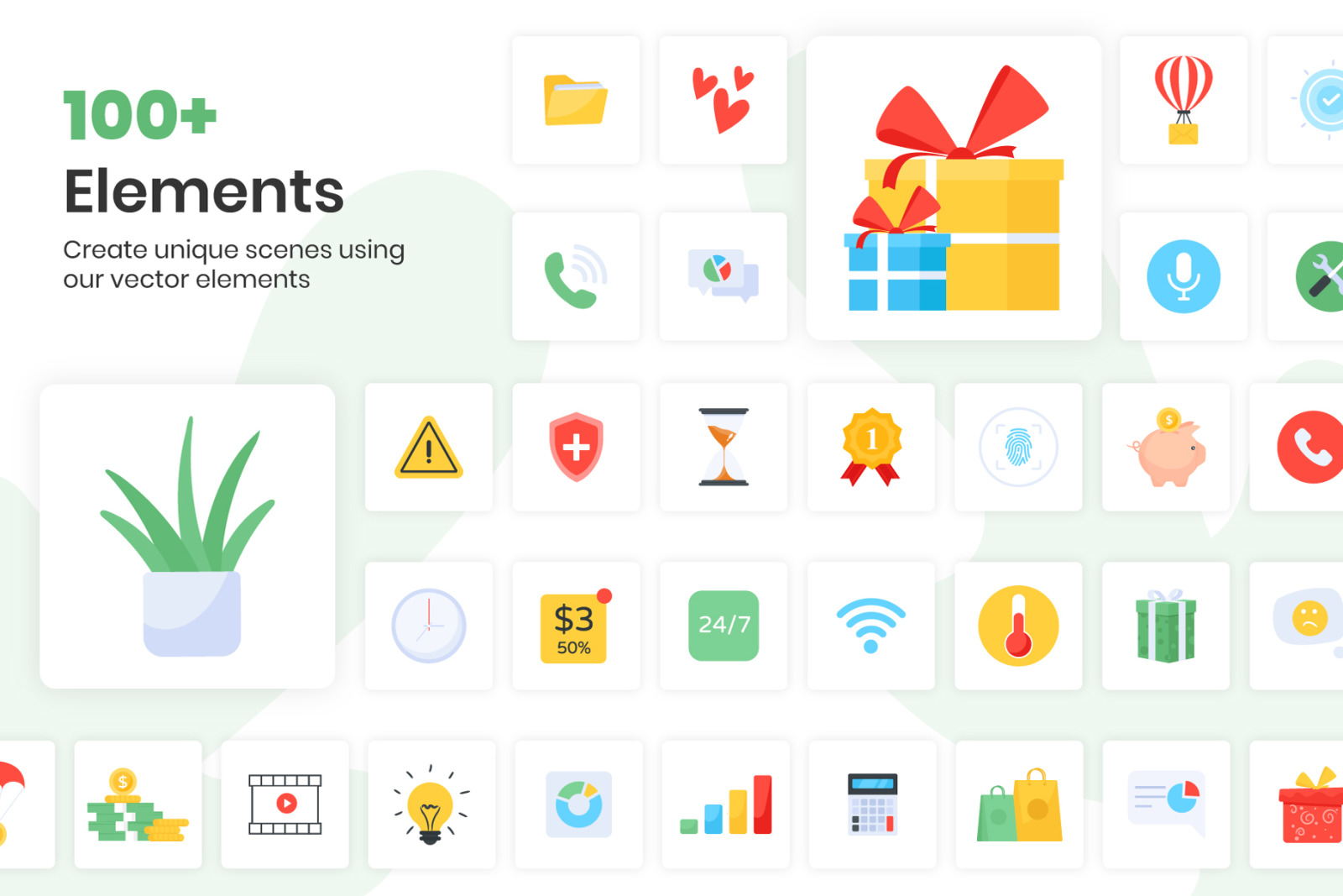 350+ Illustrations Pack 350+ Illustrations Pack
