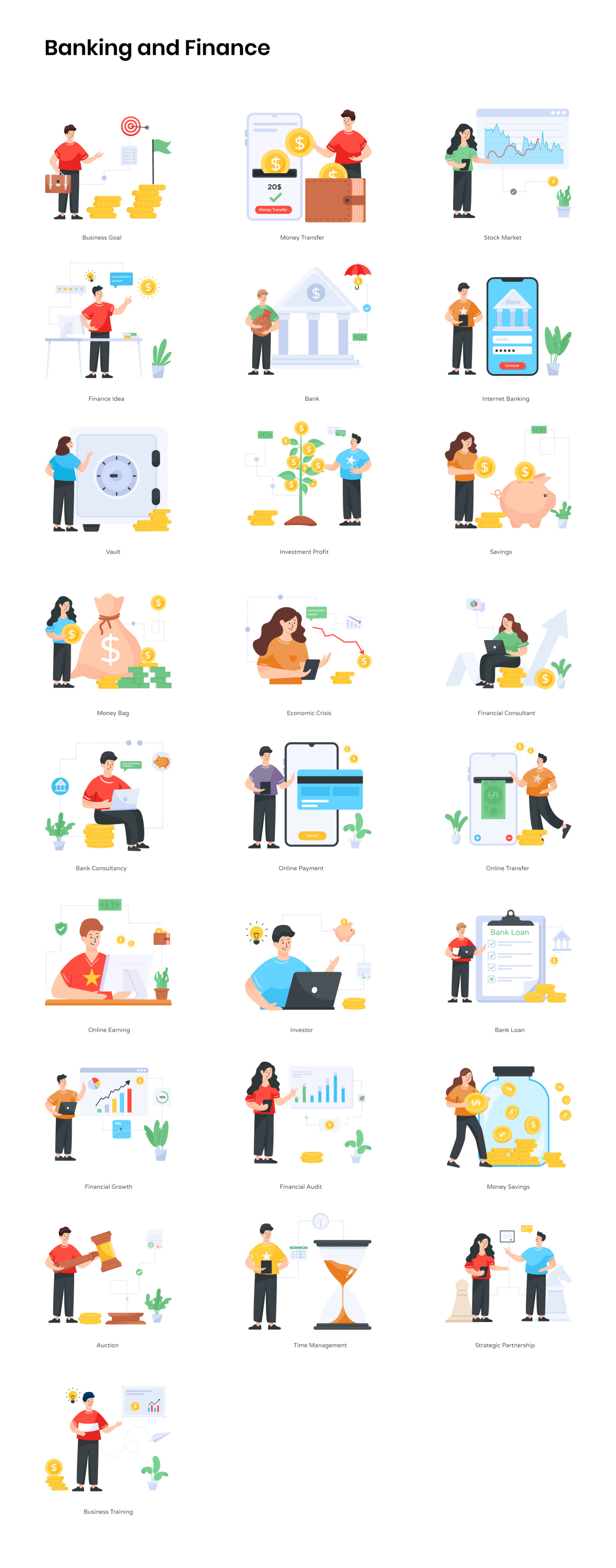 350+ Illustrations Pack 350+ Illustrations Pack