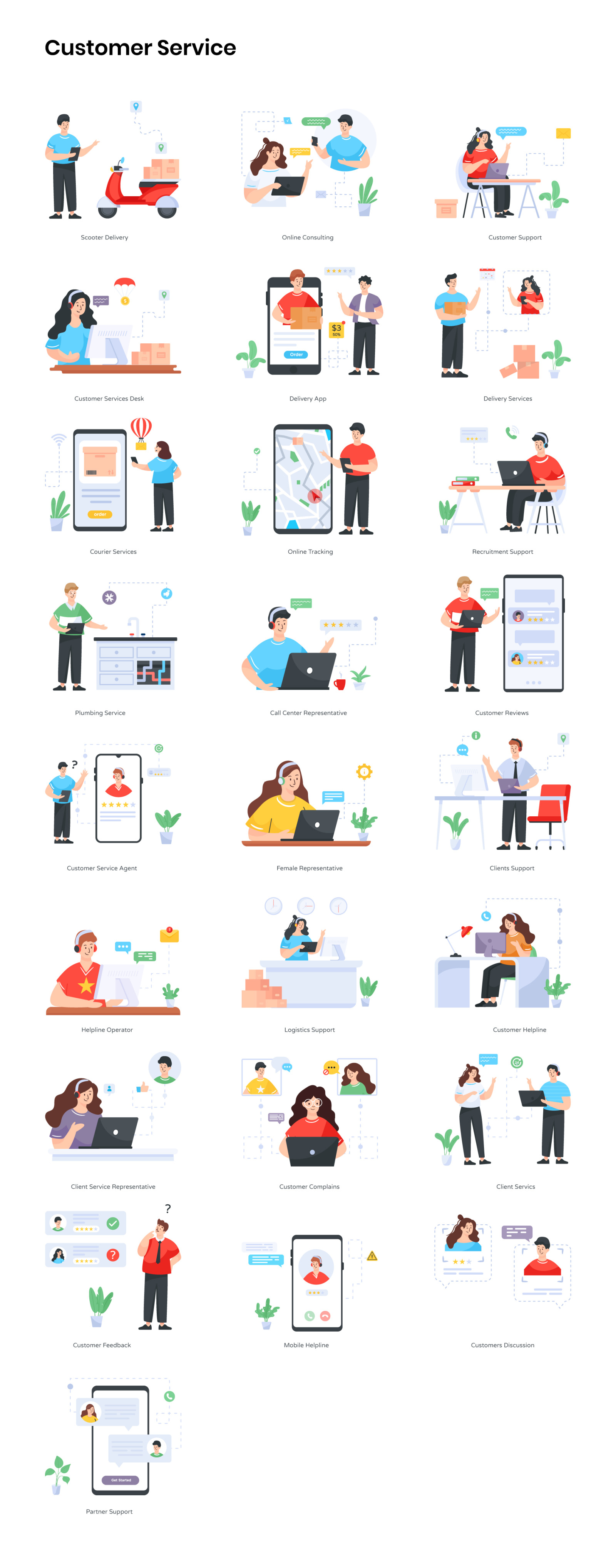 350+ Illustrations Pack 350+ Illustrations Pack