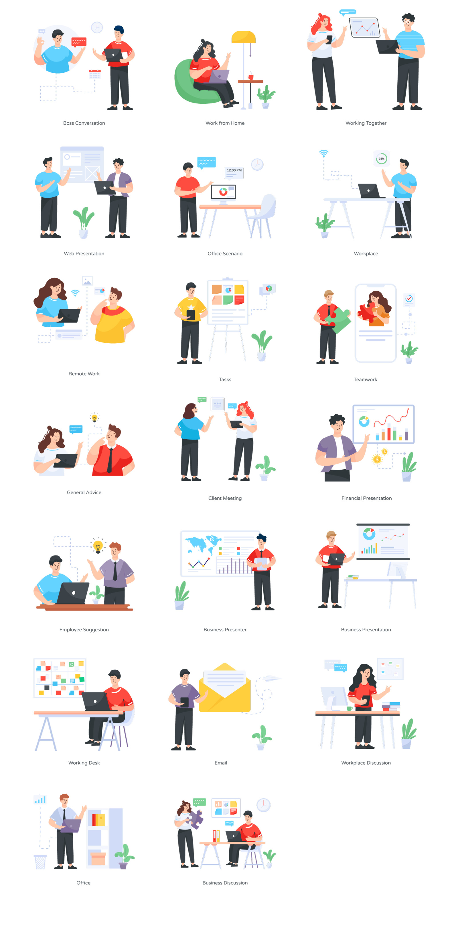 350+ Illustrations Pack 350+ Illustrations Pack