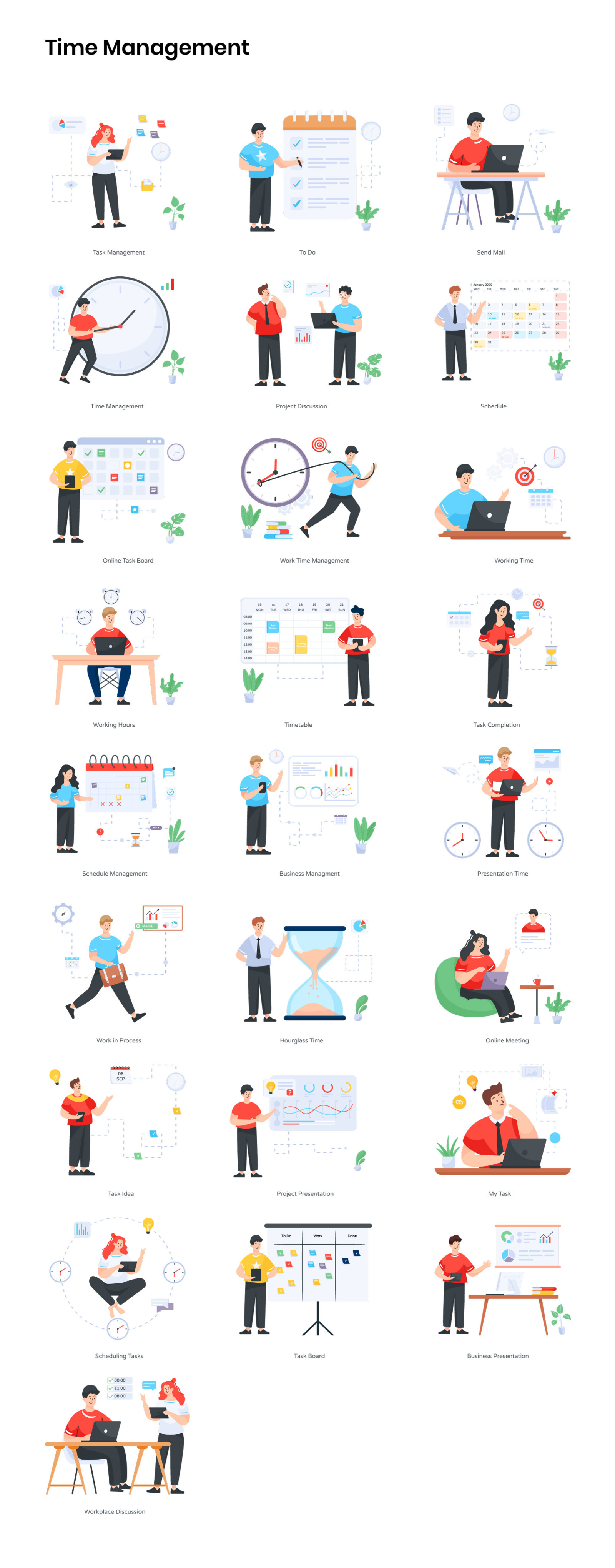 350+ Illustrations Pack 350+ Illustrations Pack