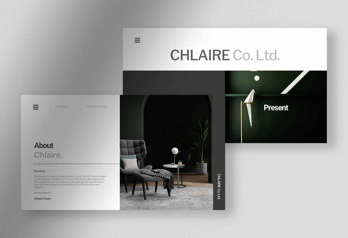 Chlaire - Clean Business Presentation Chlaire - Clean Business Presentation