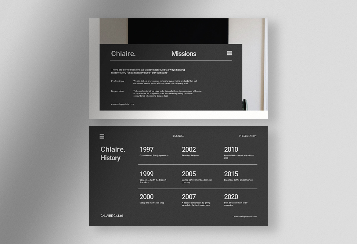 Chlaire - Clean Business Presentation Chlaire - Clean Business Presentation
