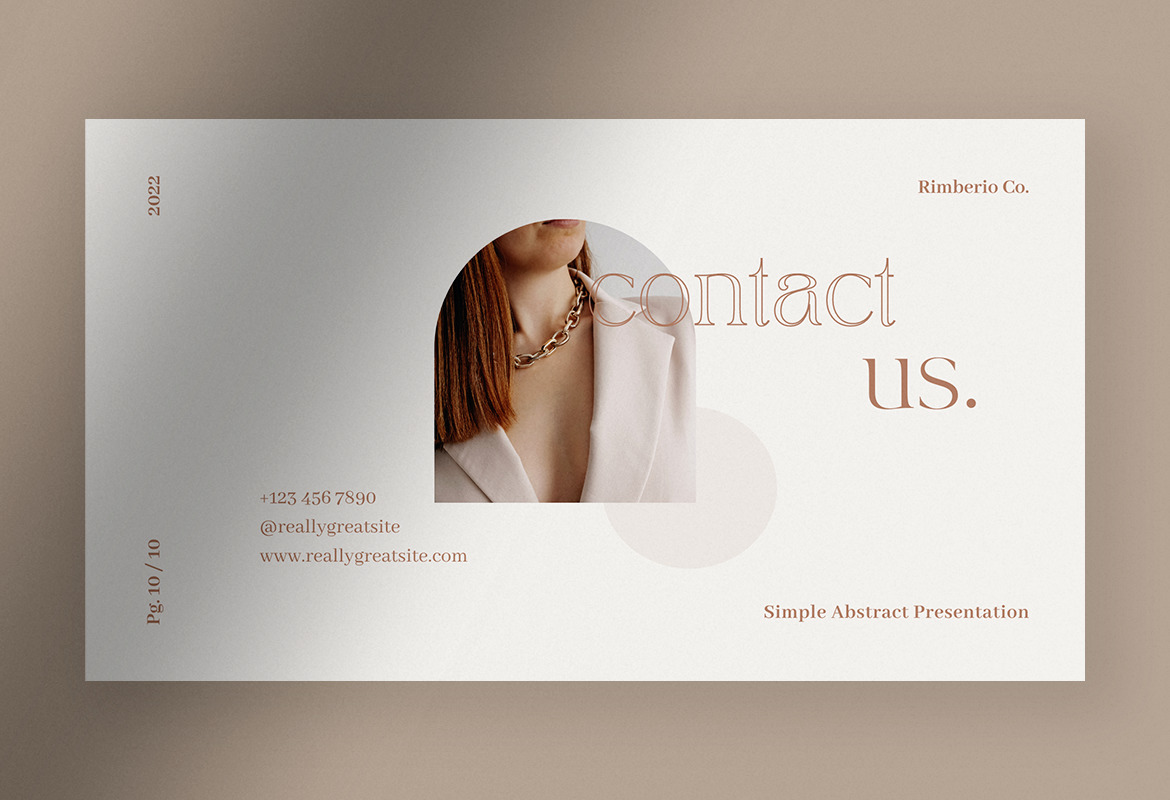 Soft Beige Simple Elegant Pitch Deck Presentation Canva