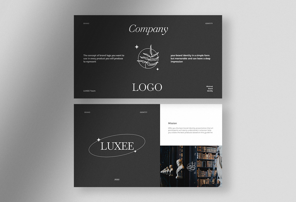 Luxee - Minimal Brand Identity Presentation