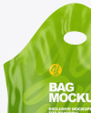 Plastic Bag Mockup - Front View