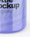 Glossy Bottle Mockup