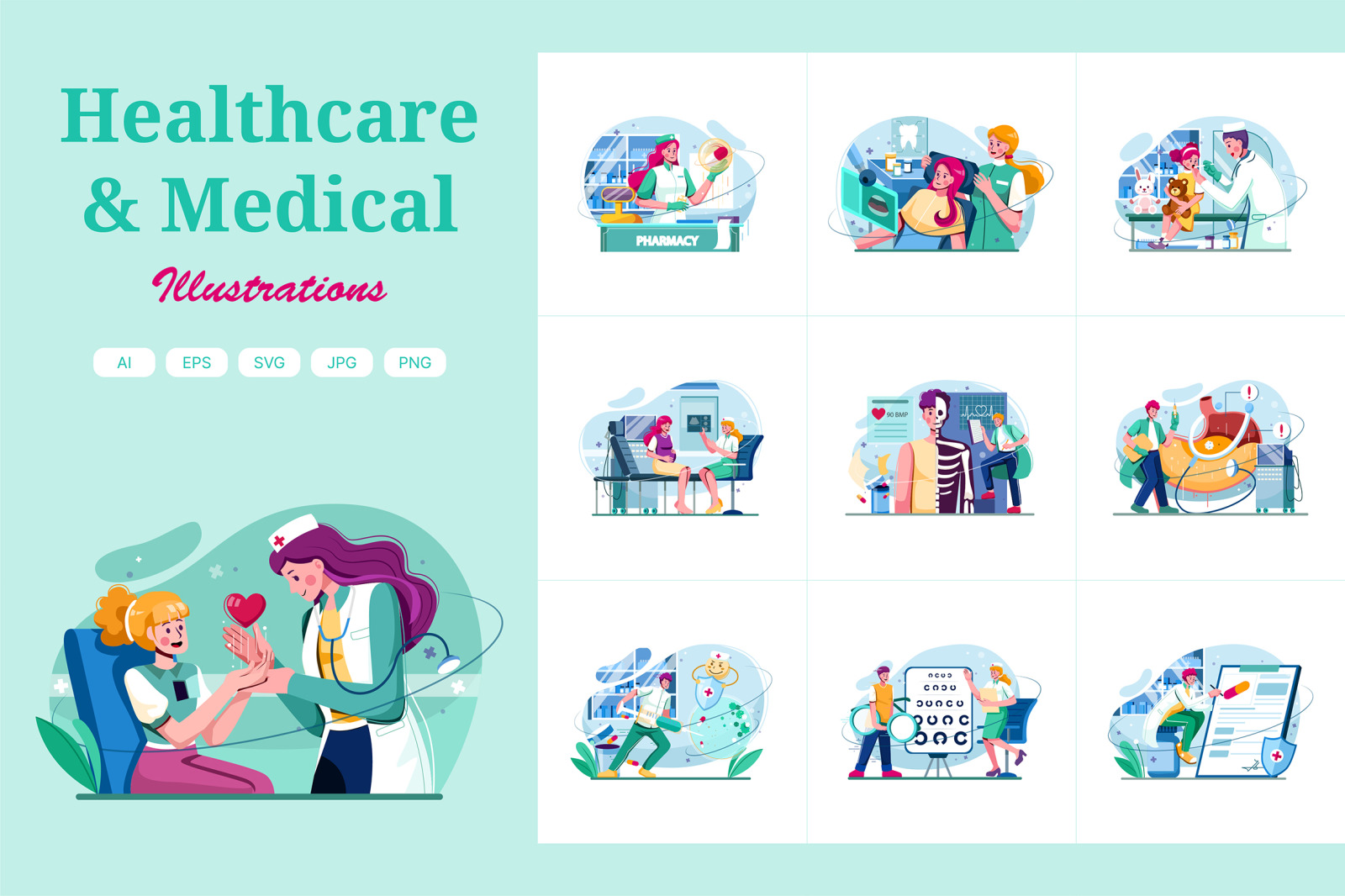 M327_ Healthcare Illustrations