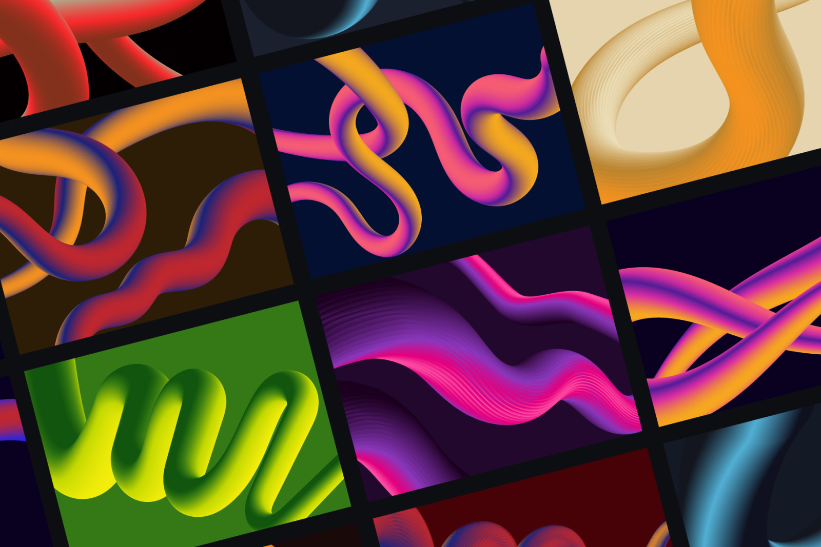 90 Fluid Gradient Backgrounds 90 Fluid Gradient Backgrounds