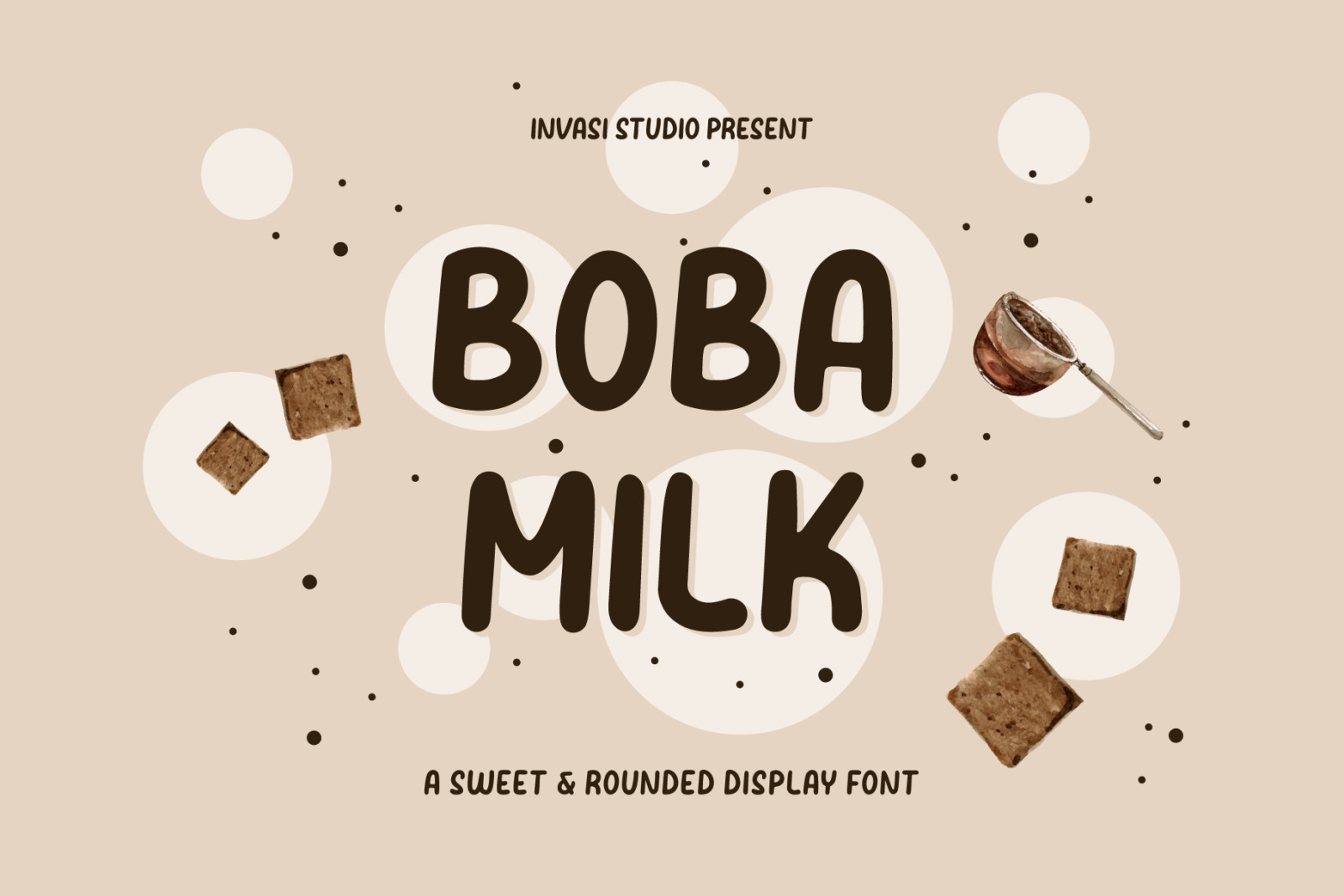 Boba Milk - Sweet &amp; Rounded