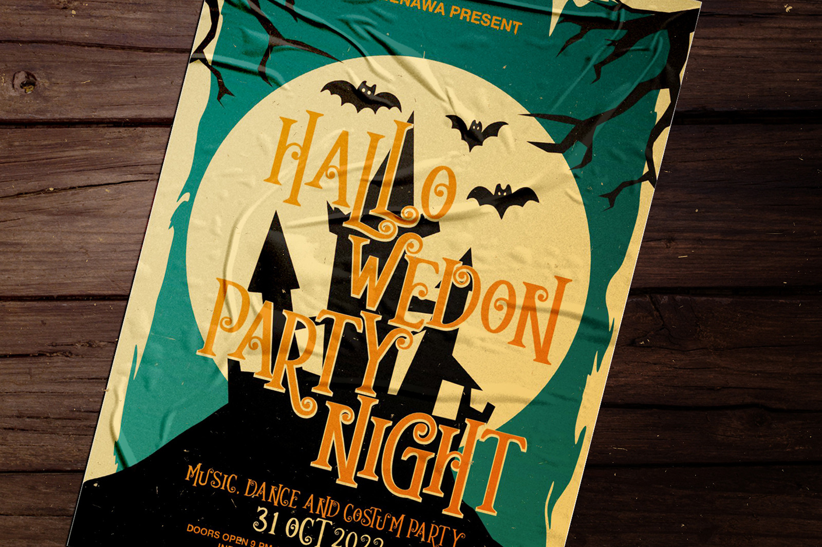 Hallowedon - spooky halloween typeface