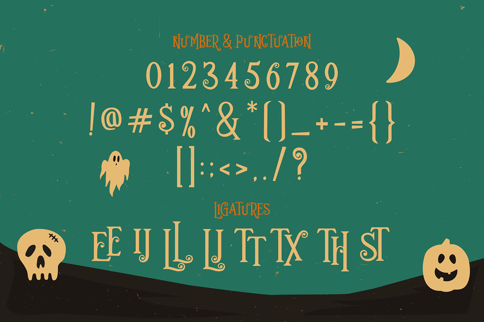 Hallowedon - spooky halloween typeface Hallowedon - spooky halloween typeface