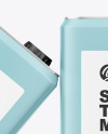 Five Matte Tin Boxes Mockup