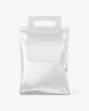 Glossy Bag with Paper Handle Mockup