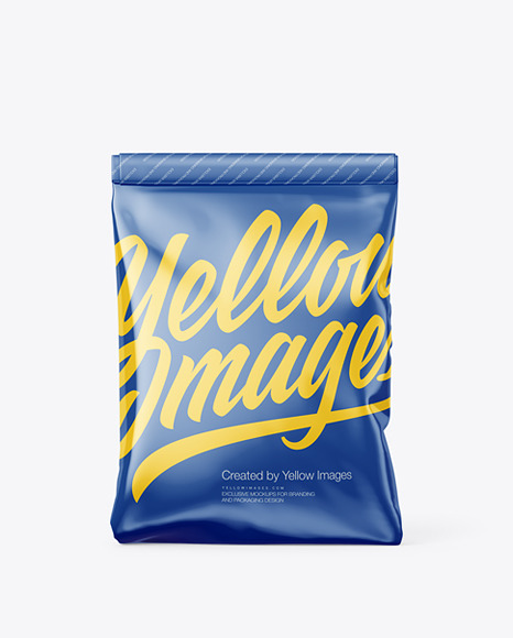 Glossy Bag with Paper Handle Mockup