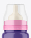 Glossy Baby Bottle Mockup