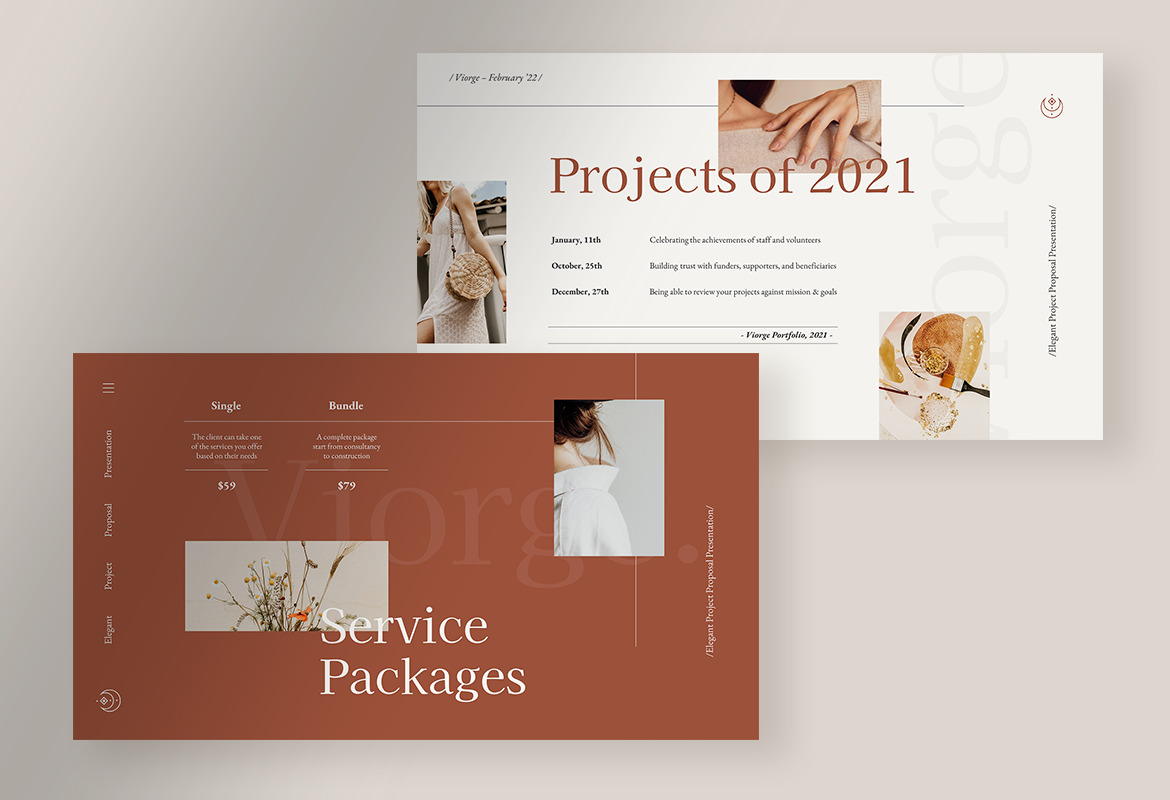 Viorge - Elegant Project Proposal Presentation Viorge - Elegant Project Proposal Presentation