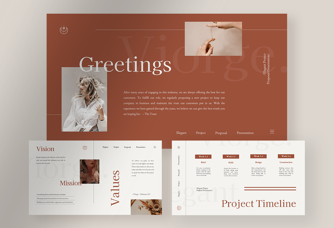 Viorge - Elegant Project Proposal Presentation Viorge - Elegant Project Proposal Presentation