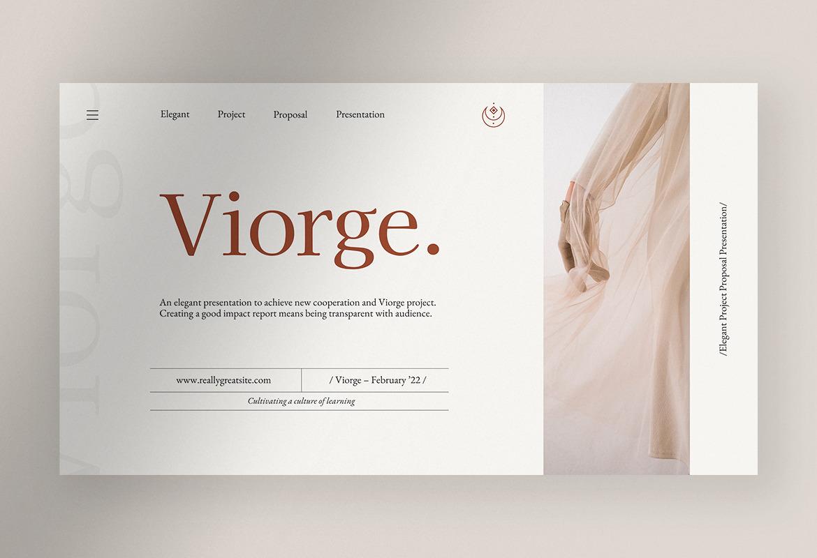 Viorge - Elegant Project Proposal Presentation Viorge - Elegant Project Proposal Presentation