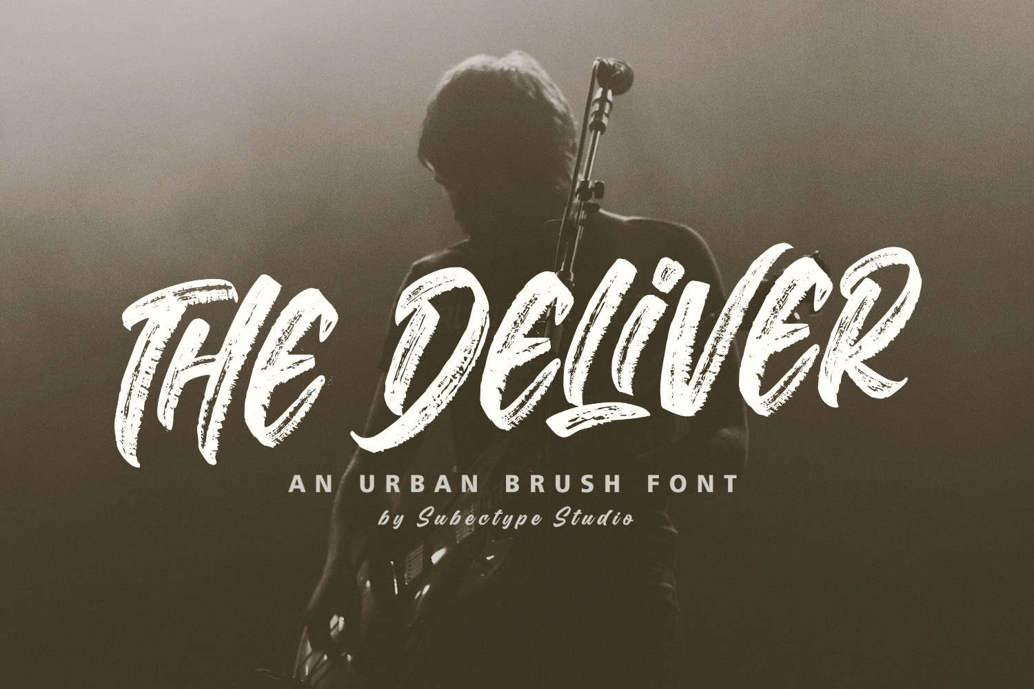 The Deliver - Urban Brush Font The Deliver - Urban Brush Font