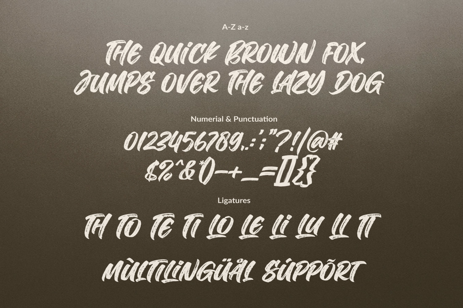 The Deliver - Urban Brush Font The Deliver - Urban Brush Font