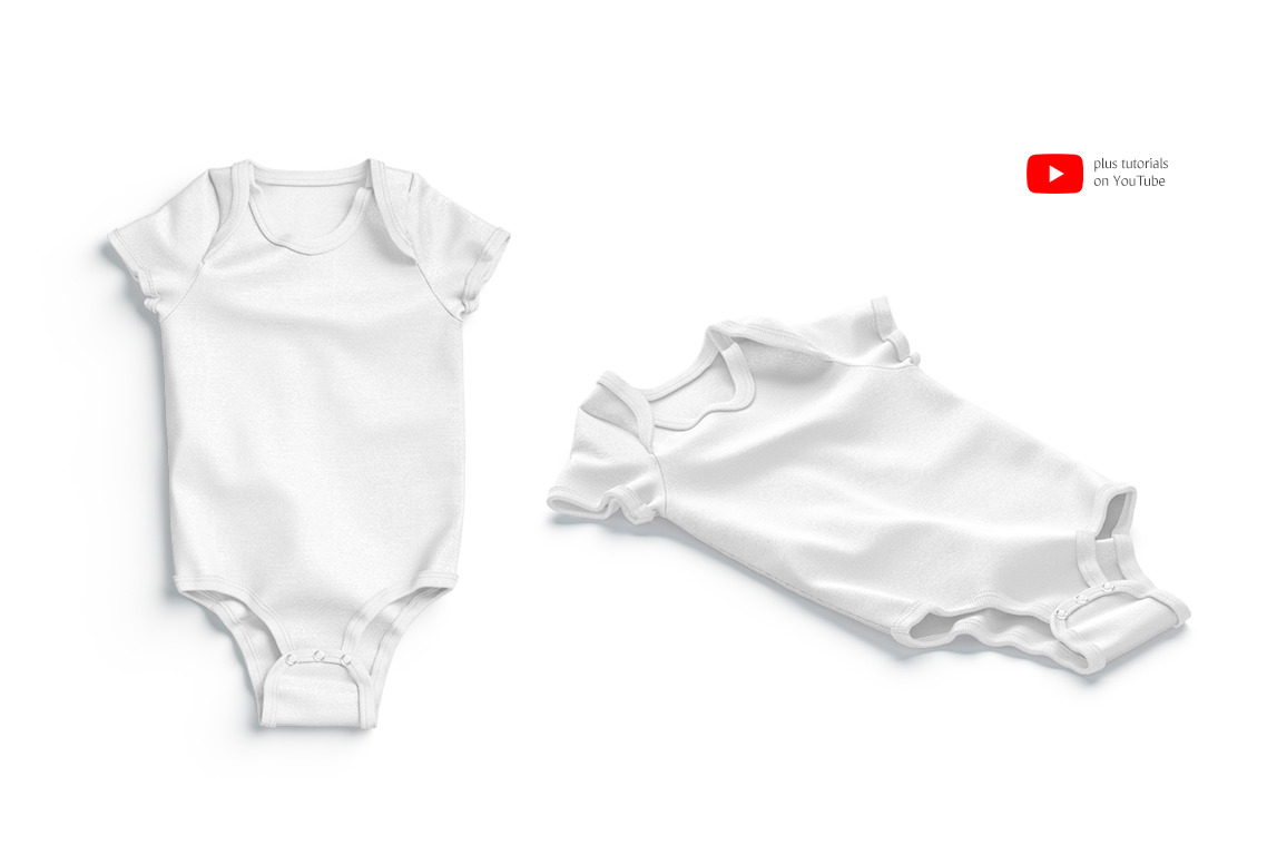 Baby Bodysuit Animated Mockup Baby Bodysuit Animated Mockup