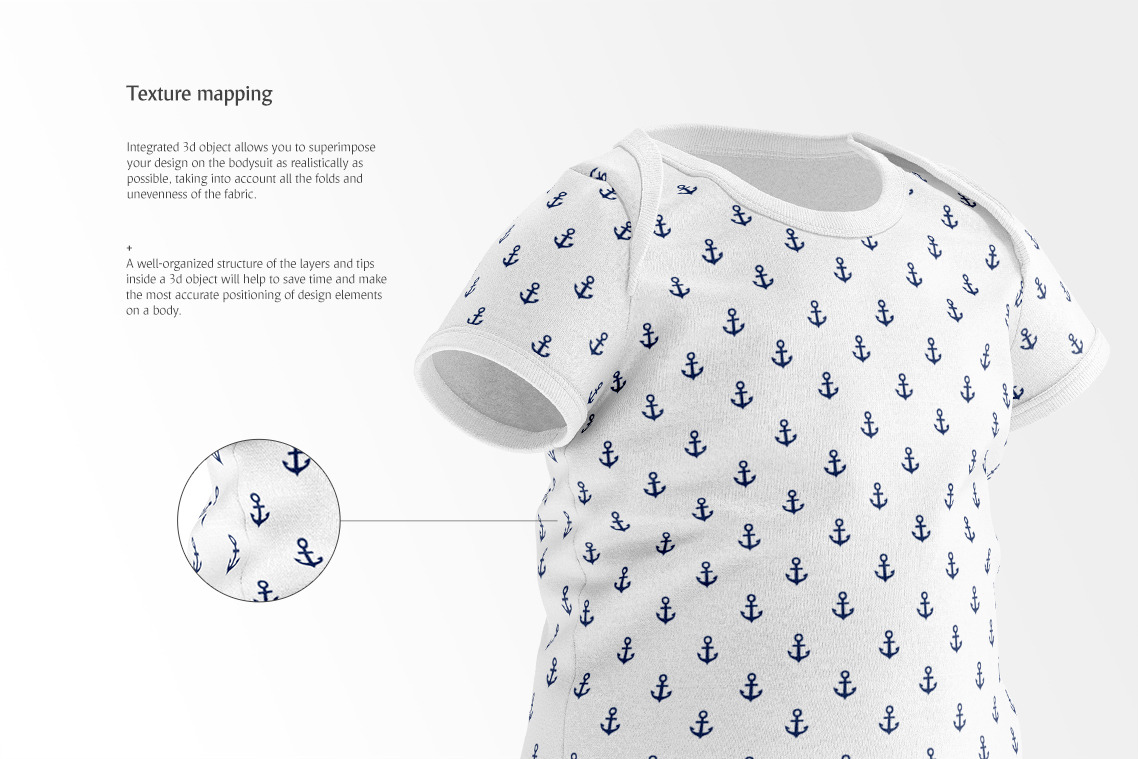 Baby Bodysuit Animated Mockup Baby Bodysuit Animated Mockup