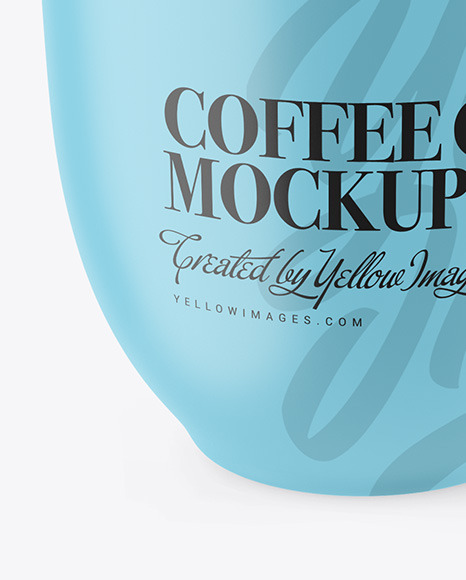 Matte Coffee Cup Mockup