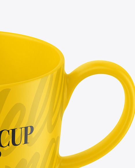 Matte Coffee Cup Mockup
