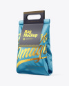 Glossy Bag with Paper Handle Mockup