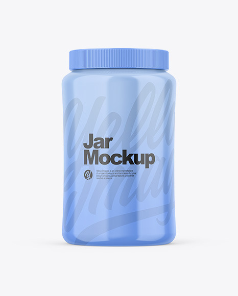 Glossy Jar Mockup