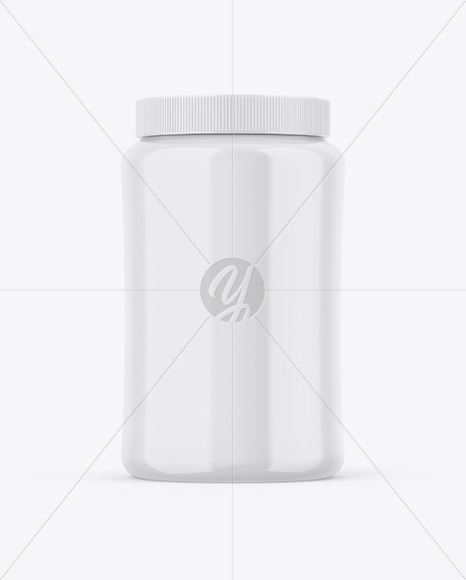 Glossy Jar Mockup