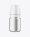 Matte Metallic Baby Bottle Mockup