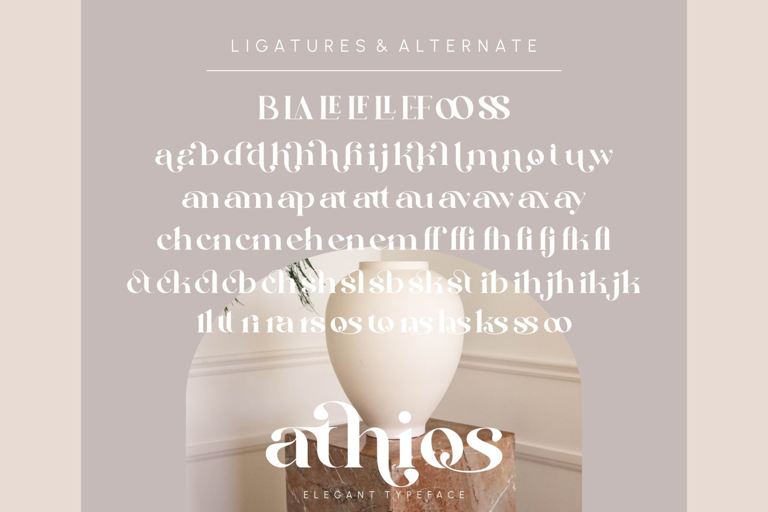 Athios - Elegant Typeface Athios - Elegant Typeface