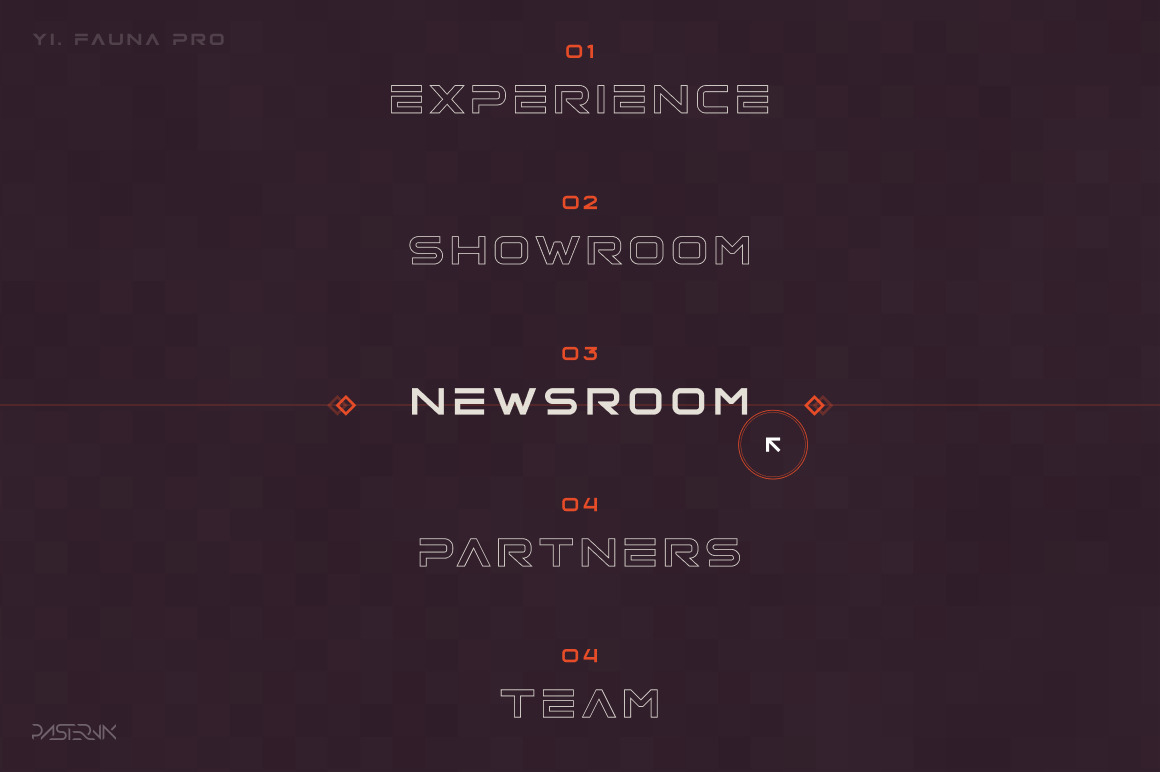 Fauna Pro - Futuristic font Fauna Pro - Futuristic font