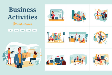 M330_ Business Illustration Pack - Project idea