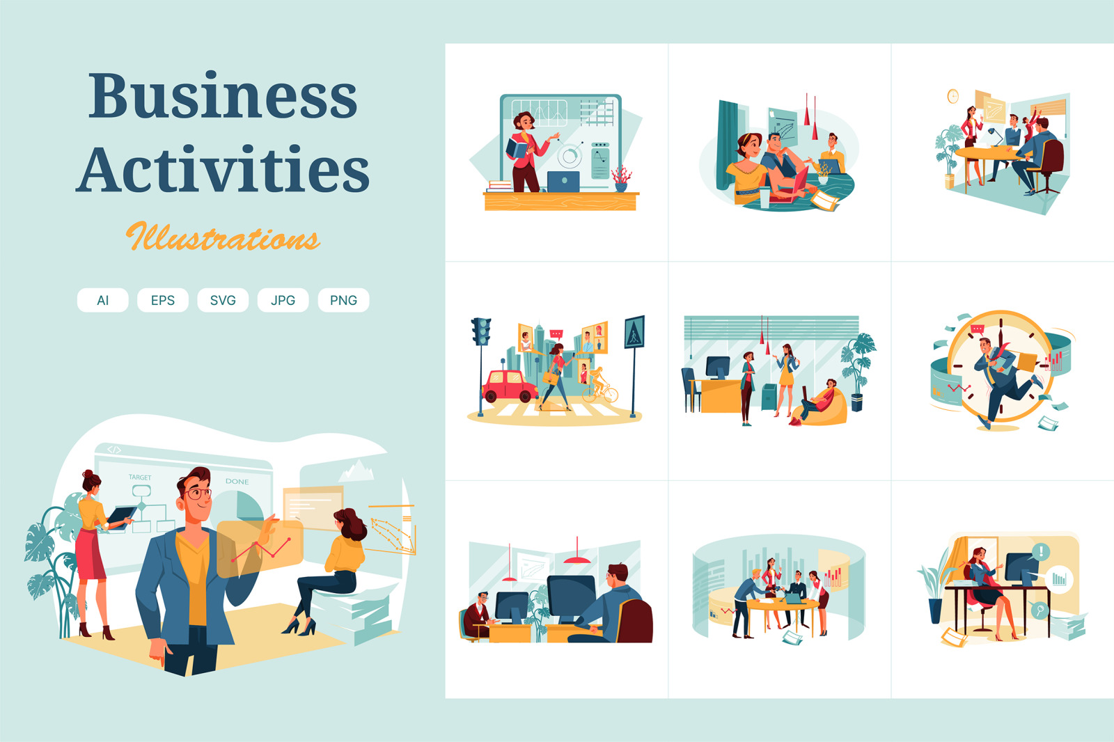M330_ Business Illustration Pack M330_ Business Illustration Pack