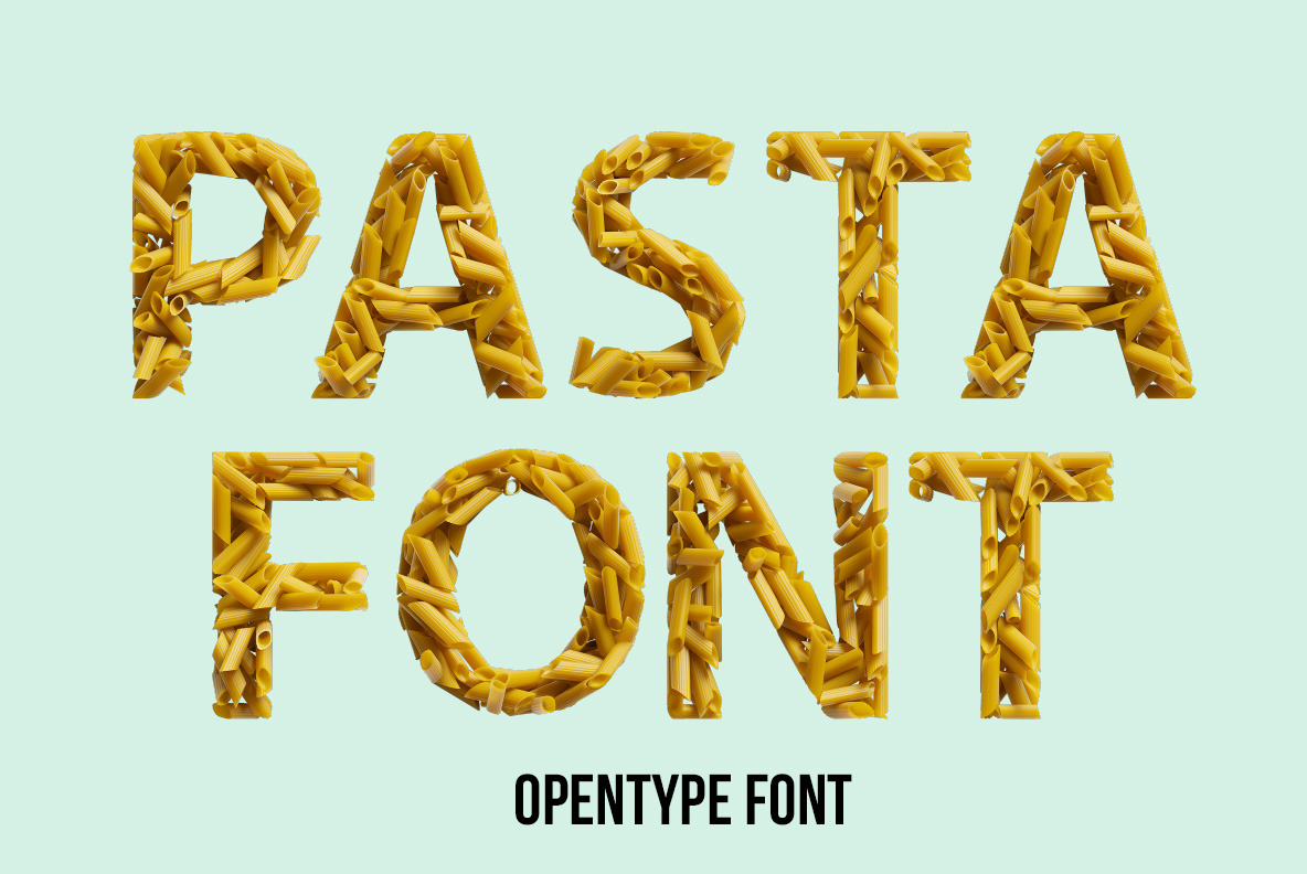 Pasta Font Pasta Font