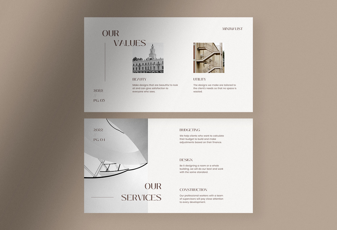 Pure White Minimalist Project Proposal Presentation Canva