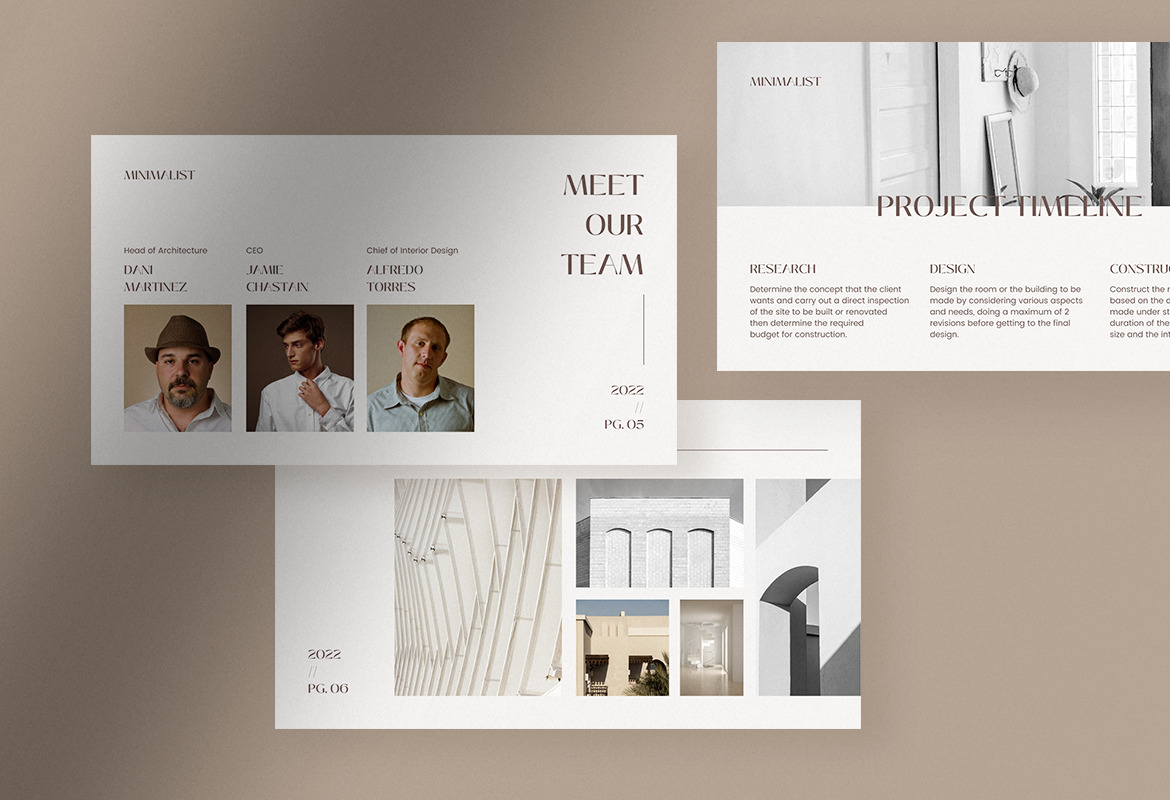 Pure White Minimalist Project Proposal Presentation Canva