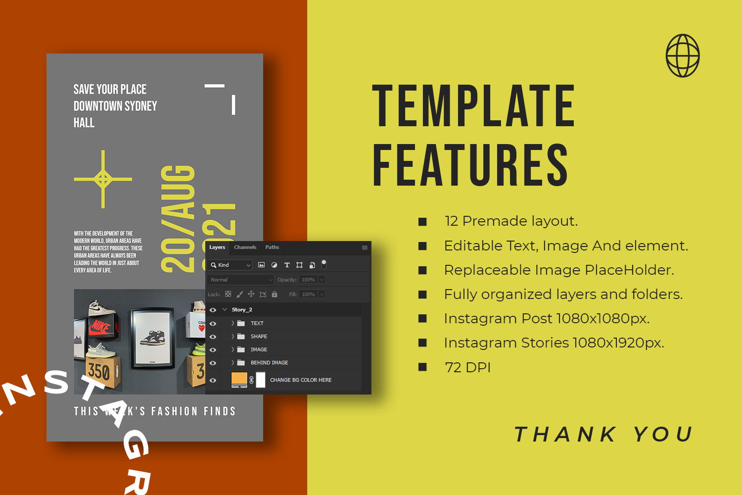 Jungnom Instagram Template Jungnom Instagram Template