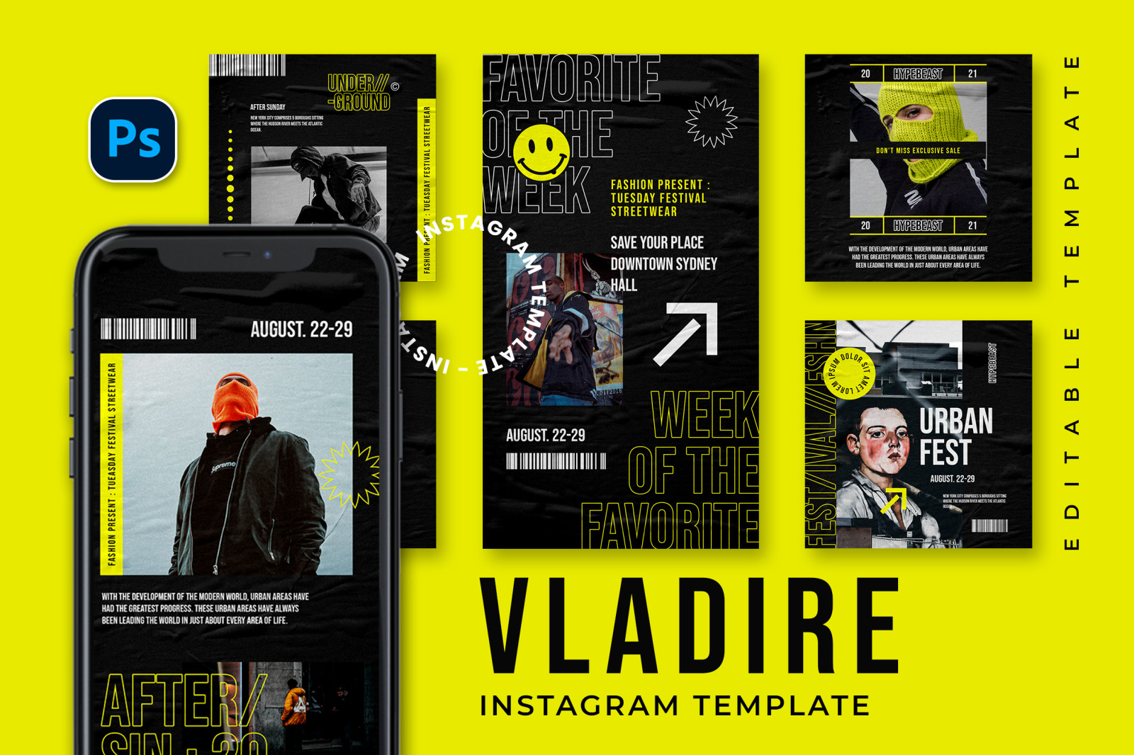 Vladire Instagram Template