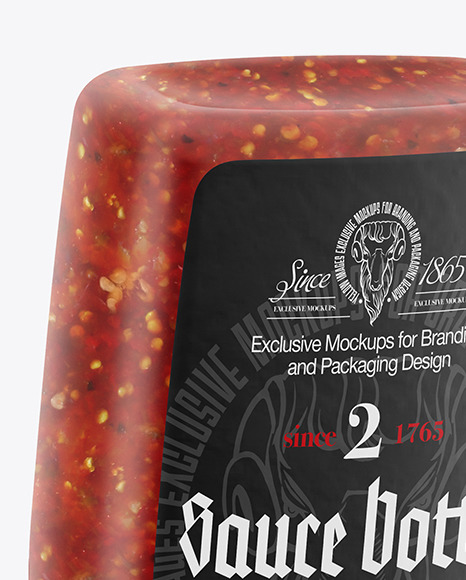 Sauce Bottle Mockup